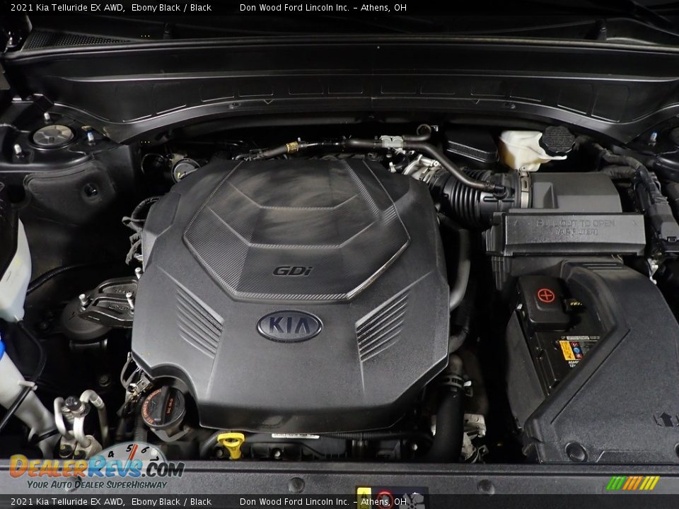 2021 Kia Telluride EX AWD Ebony Black / Black Photo #9