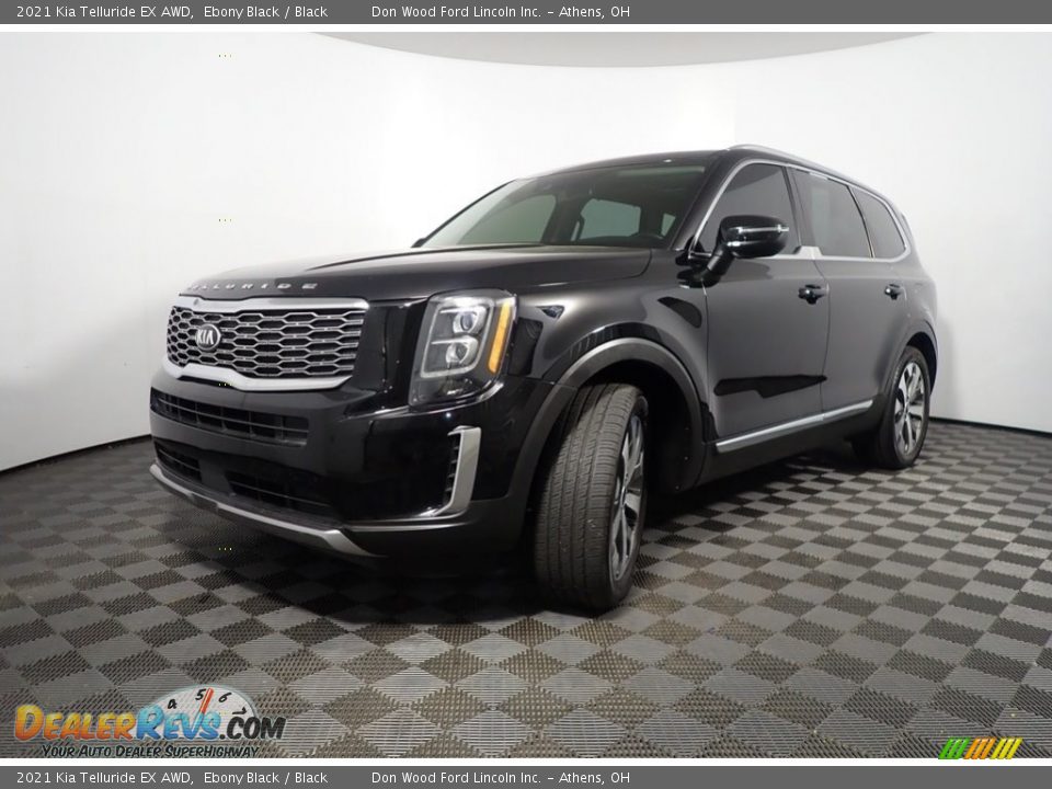 2021 Kia Telluride EX AWD Ebony Black / Black Photo #10