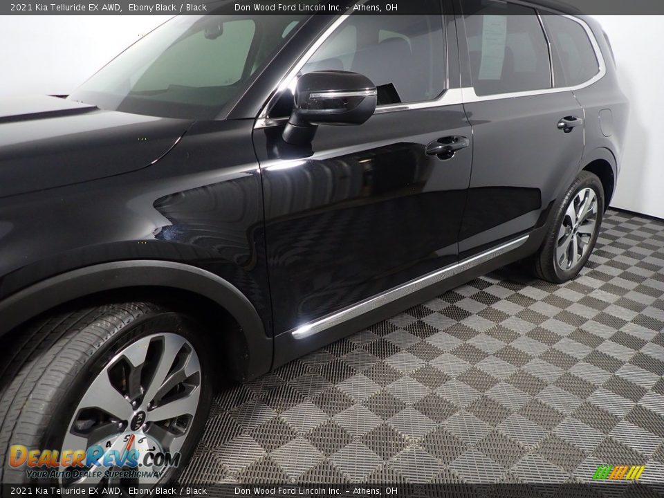 2021 Kia Telluride EX AWD Ebony Black / Black Photo #12