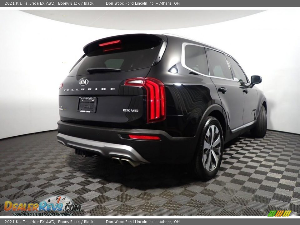 2021 Kia Telluride EX AWD Ebony Black / Black Photo #19