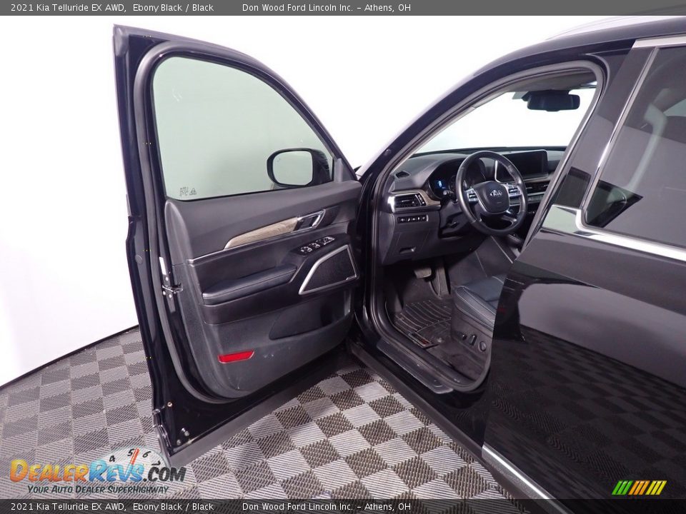 2021 Kia Telluride EX AWD Ebony Black / Black Photo #21