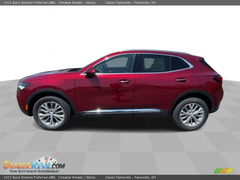 2023 Buick Envision Preferred AWD Cinnabar Metallic / Ebony Photo #5