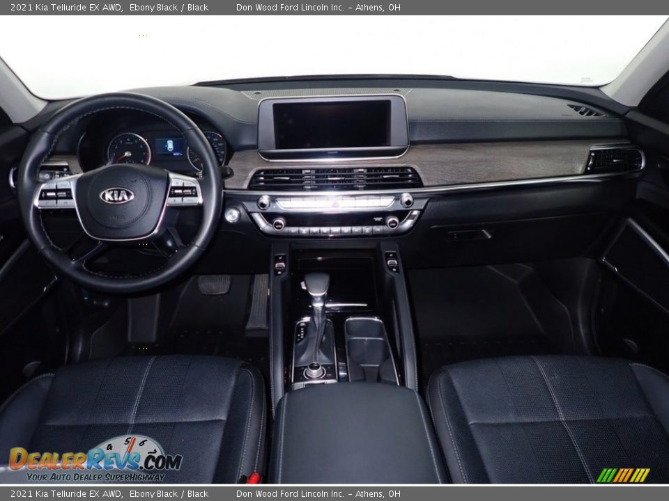 2021 Kia Telluride EX AWD Ebony Black / Black Photo #25