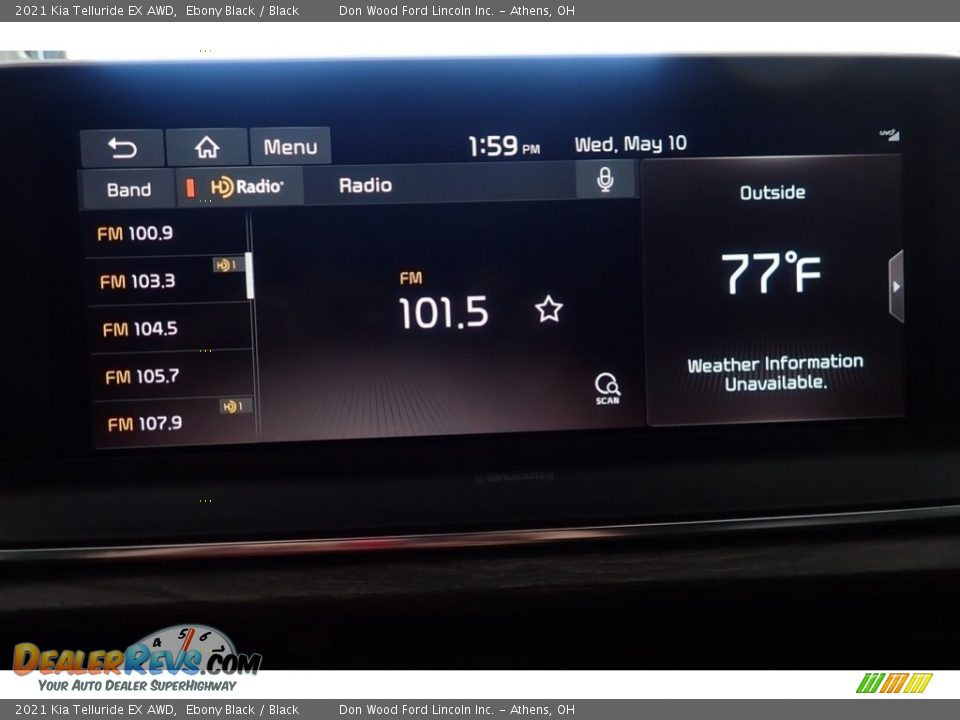 2021 Kia Telluride EX AWD Ebony Black / Black Photo #27