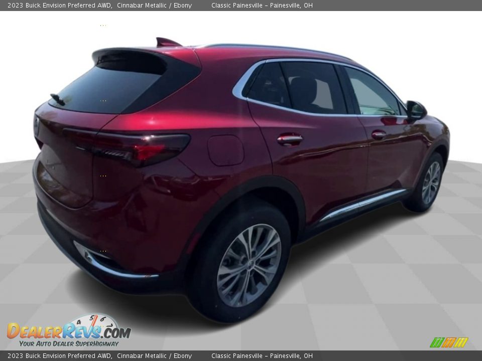 2023 Buick Envision Preferred AWD Cinnabar Metallic / Ebony Photo #8