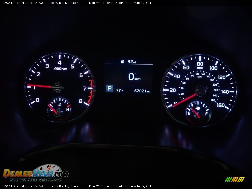 2021 Kia Telluride EX AWD Ebony Black / Black Photo #29