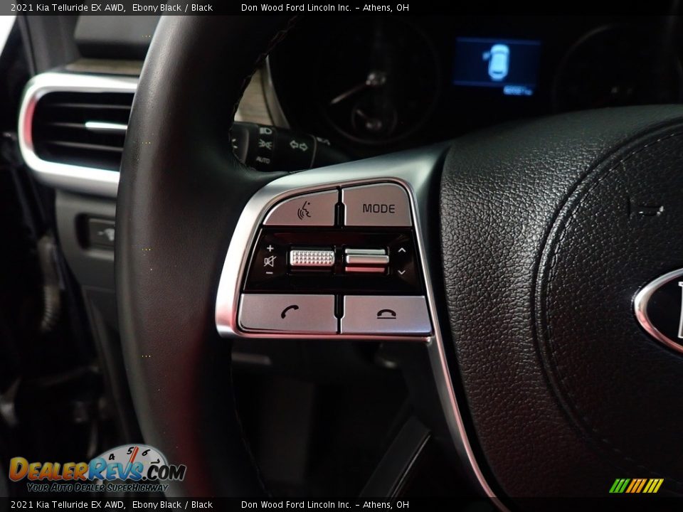 2021 Kia Telluride EX AWD Ebony Black / Black Photo #30