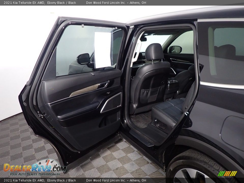 2021 Kia Telluride EX AWD Ebony Black / Black Photo #35