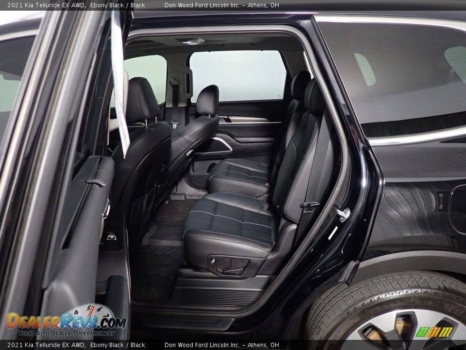 2021 Kia Telluride EX AWD Ebony Black / Black Photo #36