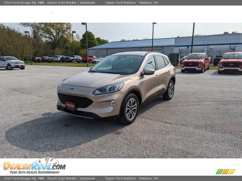 2020 Ford Escape SEL 4WD Desert Gold Metallic / Sandstone Photo #1