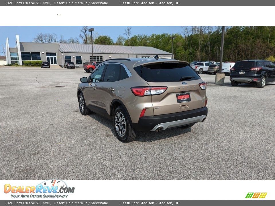 2020 Ford Escape SEL 4WD Desert Gold Metallic / Sandstone Photo #3