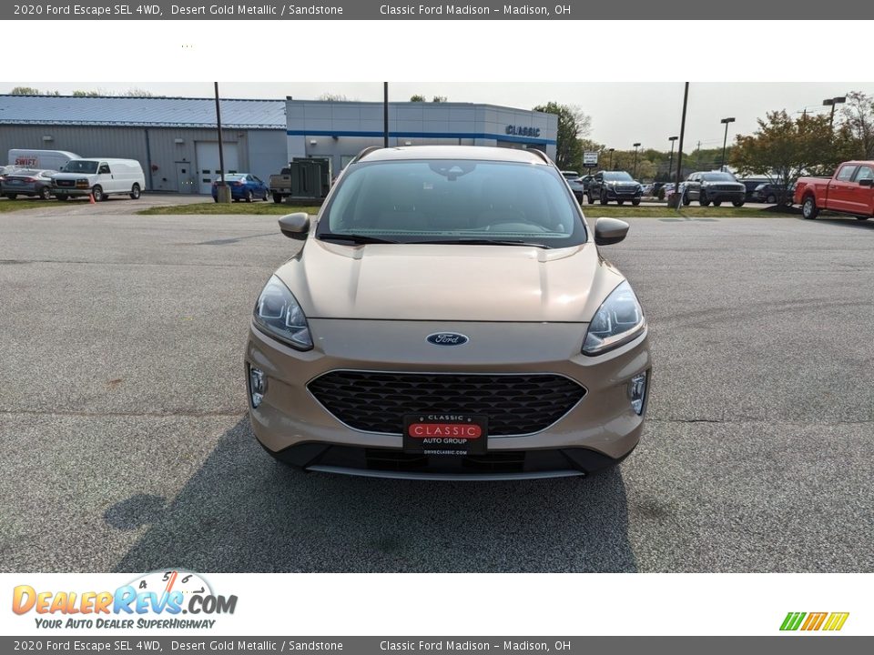 2020 Ford Escape SEL 4WD Desert Gold Metallic / Sandstone Photo #8