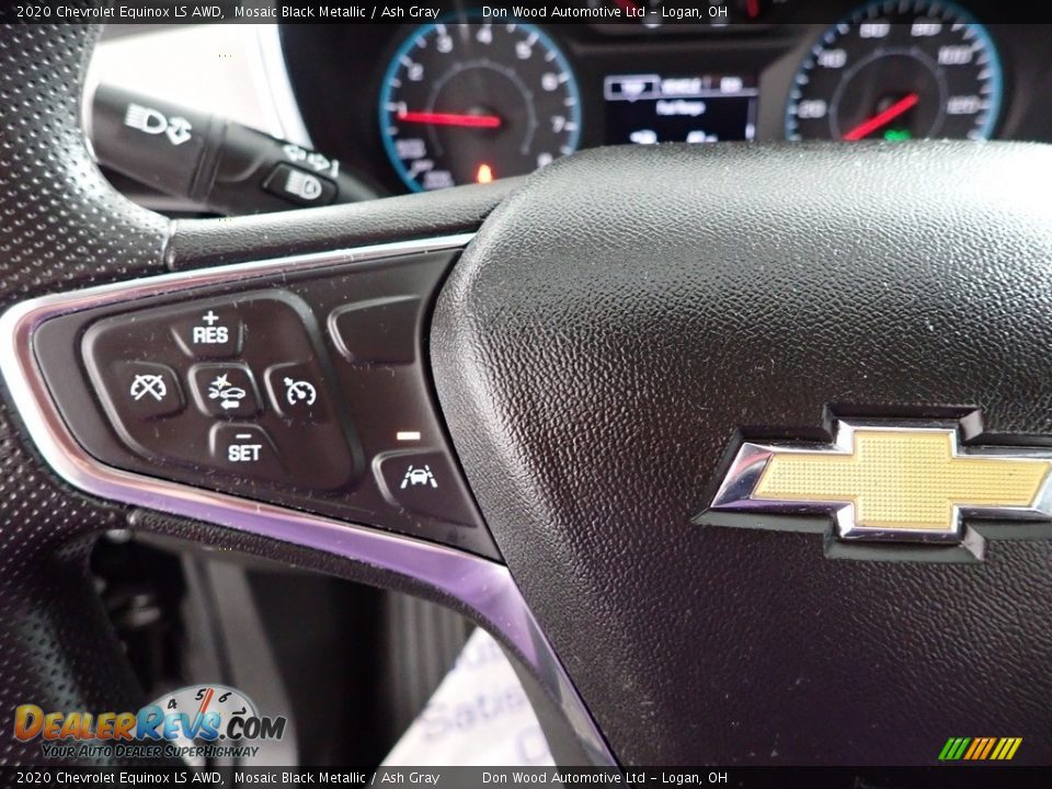 2020 Chevrolet Equinox LS AWD Mosaic Black Metallic / Ash Gray Photo #16