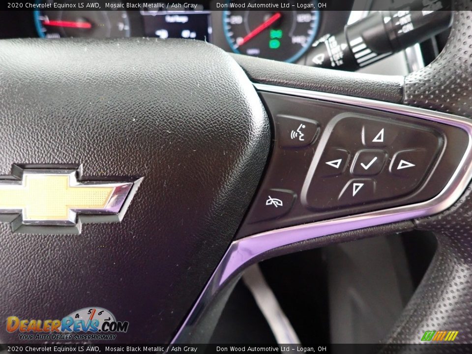 2020 Chevrolet Equinox LS AWD Mosaic Black Metallic / Ash Gray Photo #17