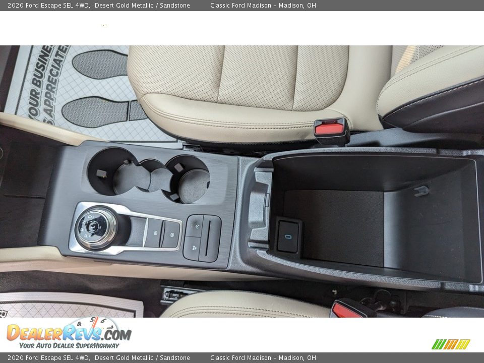 2020 Ford Escape SEL 4WD Desert Gold Metallic / Sandstone Photo #12