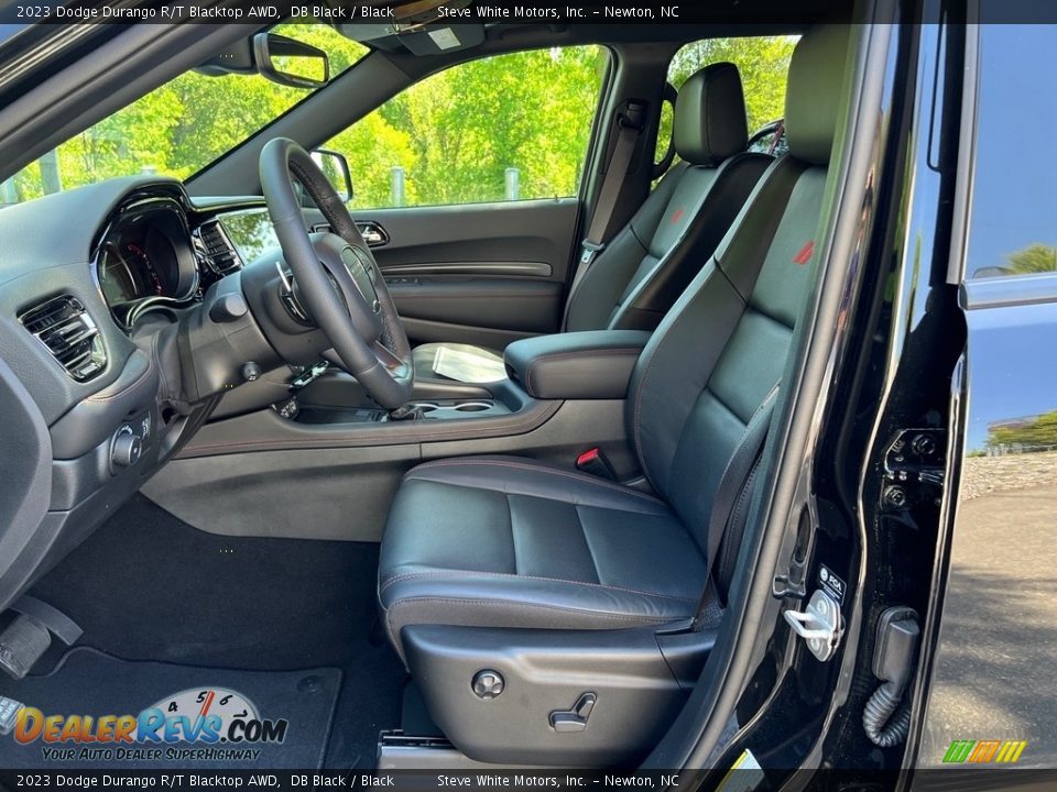 Front Seat of 2023 Dodge Durango R/T Blacktop AWD Photo #10