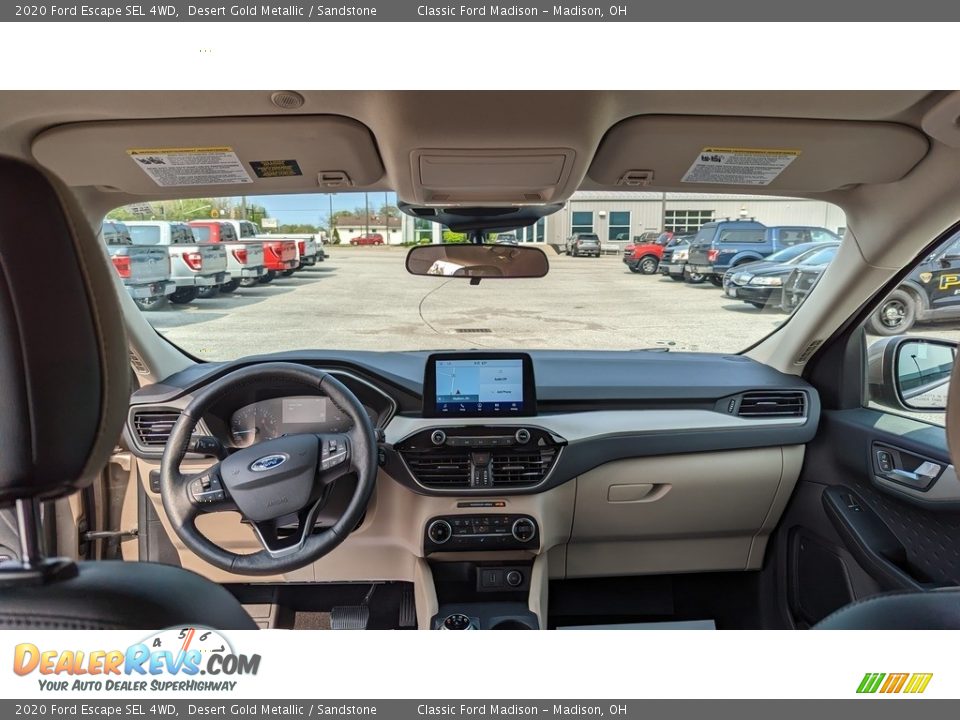 2020 Ford Escape SEL 4WD Desert Gold Metallic / Sandstone Photo #15