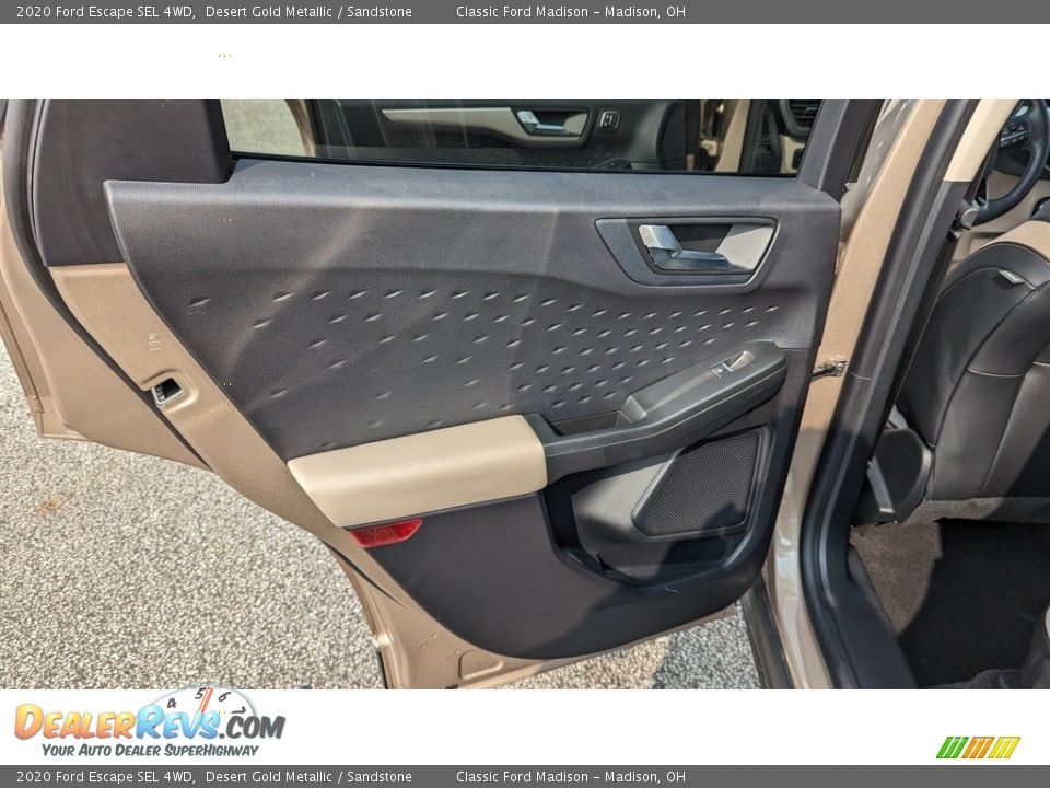 2020 Ford Escape SEL 4WD Desert Gold Metallic / Sandstone Photo #16