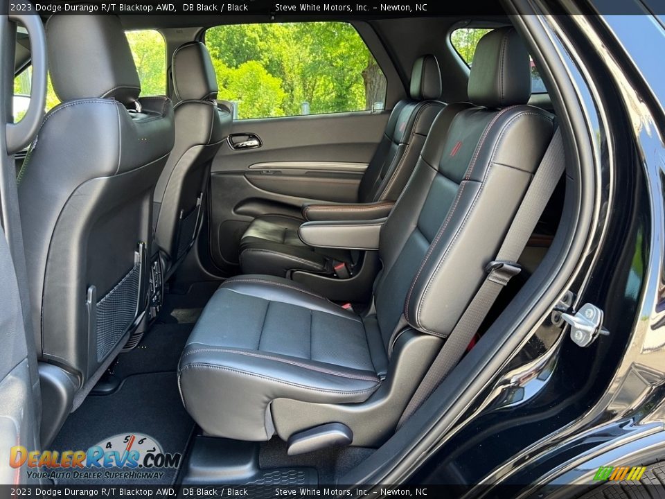 Rear Seat of 2023 Dodge Durango R/T Blacktop AWD Photo #13