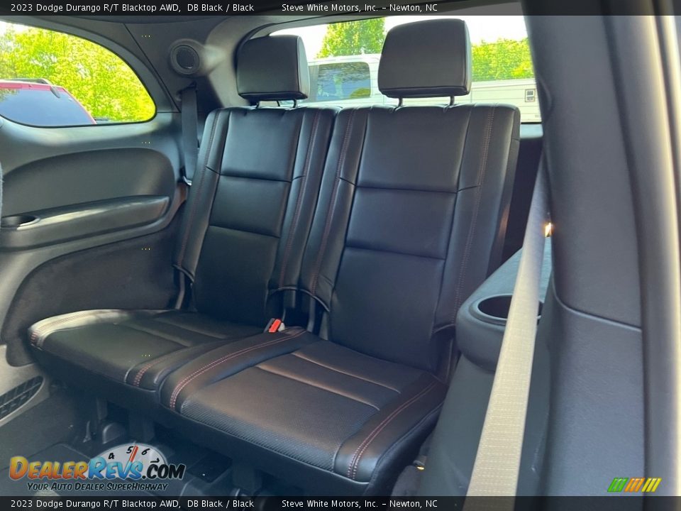 Rear Seat of 2023 Dodge Durango R/T Blacktop AWD Photo #14