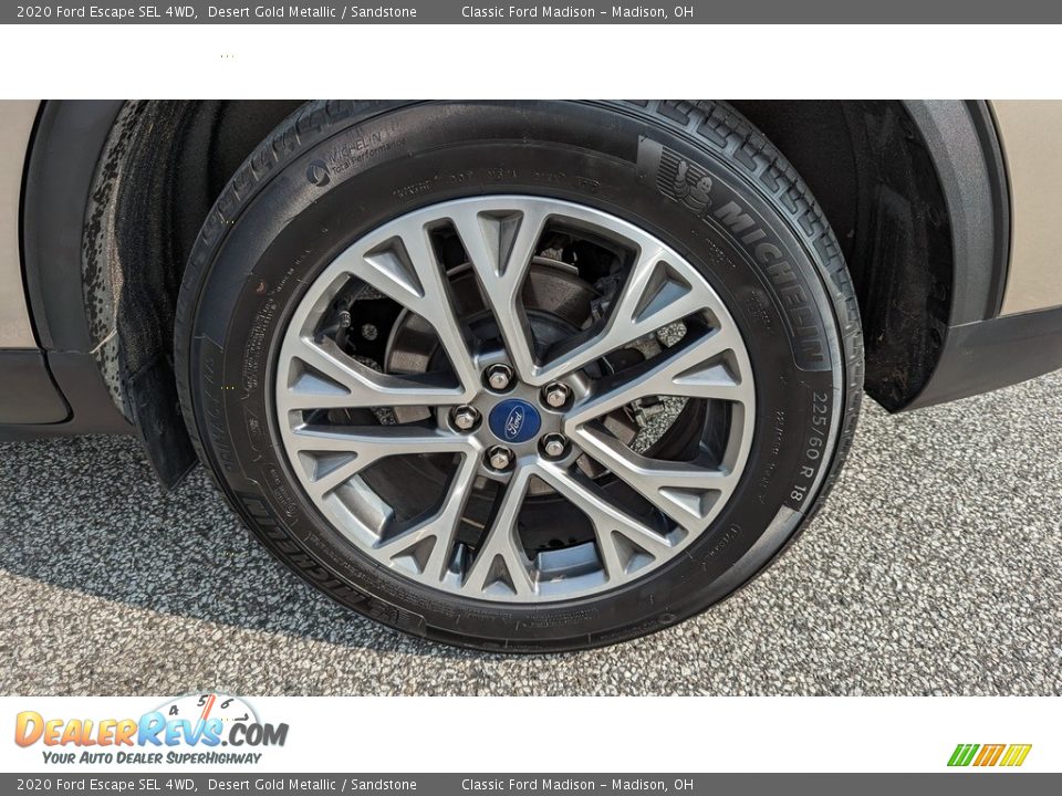 2020 Ford Escape SEL 4WD Desert Gold Metallic / Sandstone Photo #23