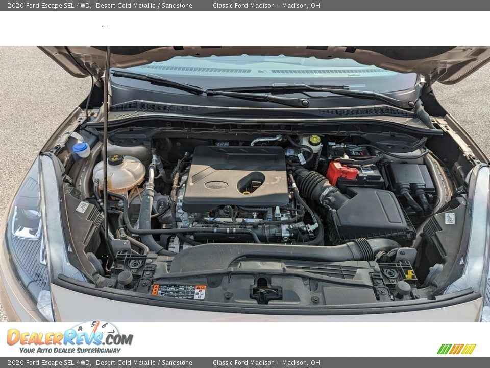 2020 Ford Escape SEL 4WD Desert Gold Metallic / Sandstone Photo #25