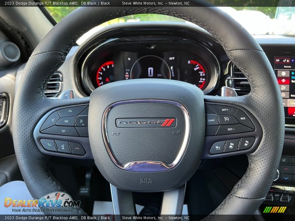 2023 Dodge Durango R/T Blacktop AWD Steering Wheel Photo #21