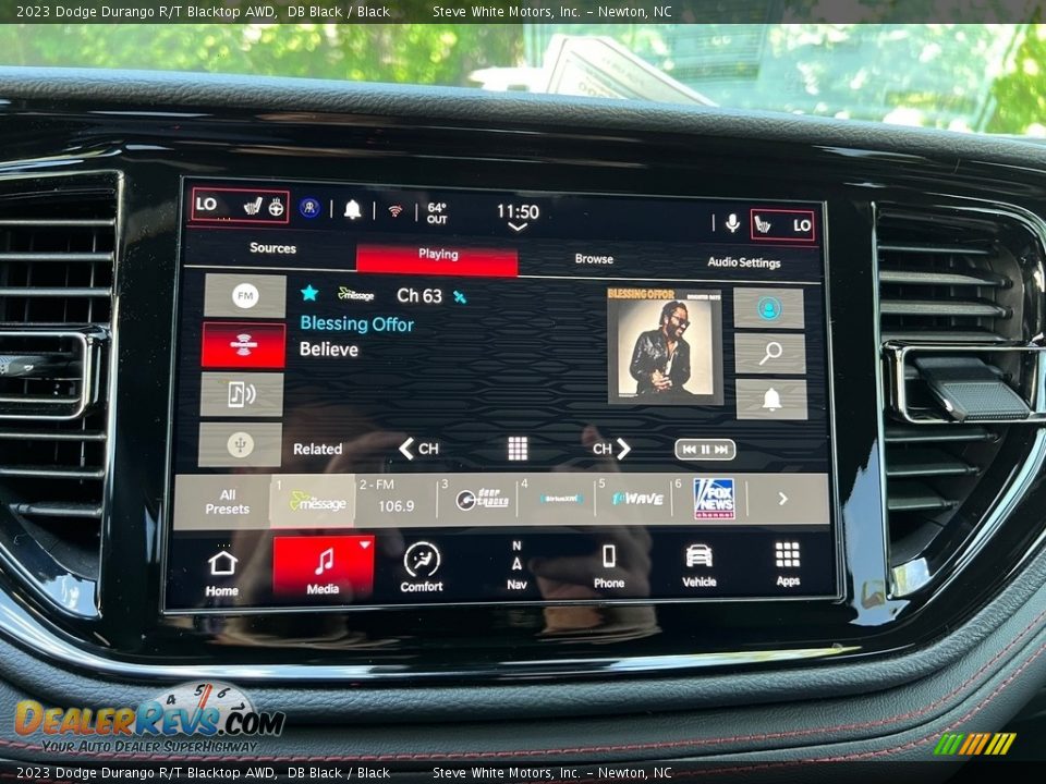 Controls of 2023 Dodge Durango R/T Blacktop AWD Photo #23