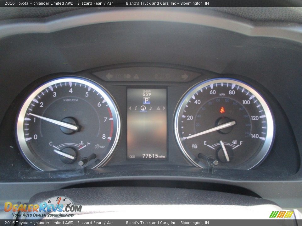 2016 Toyota Highlander Limited AWD Blizzard Pearl / Ash Photo #9