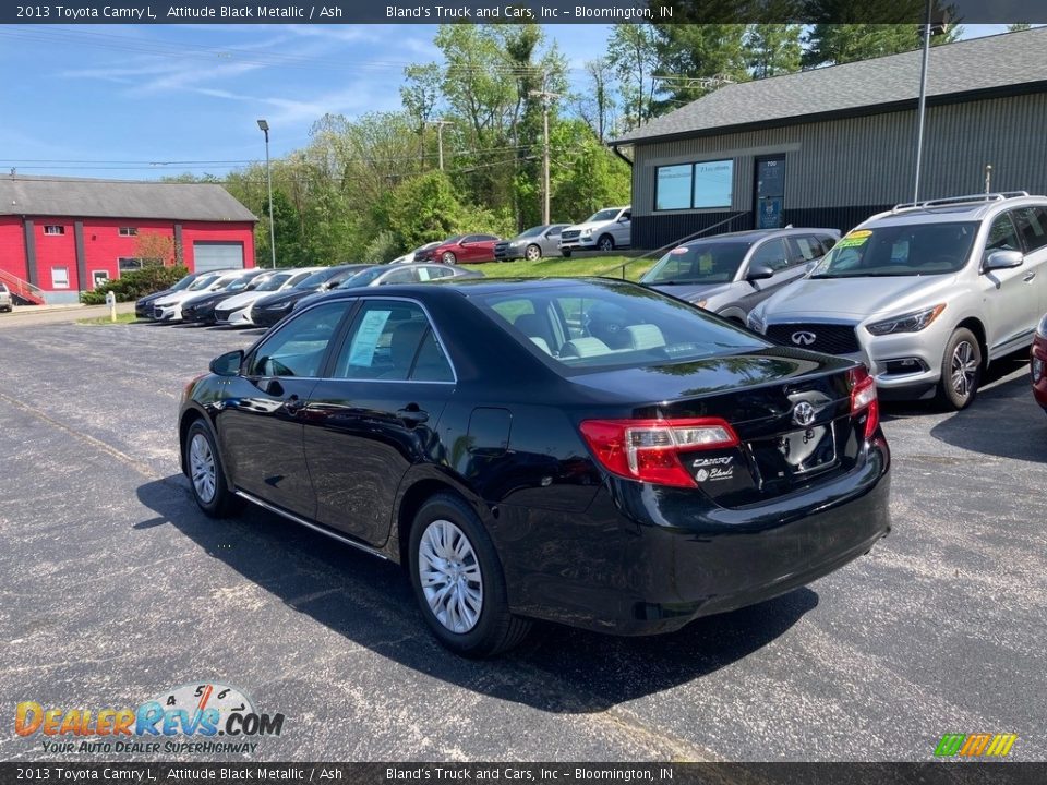 2013 Toyota Camry L Attitude Black Metallic / Ash Photo #3