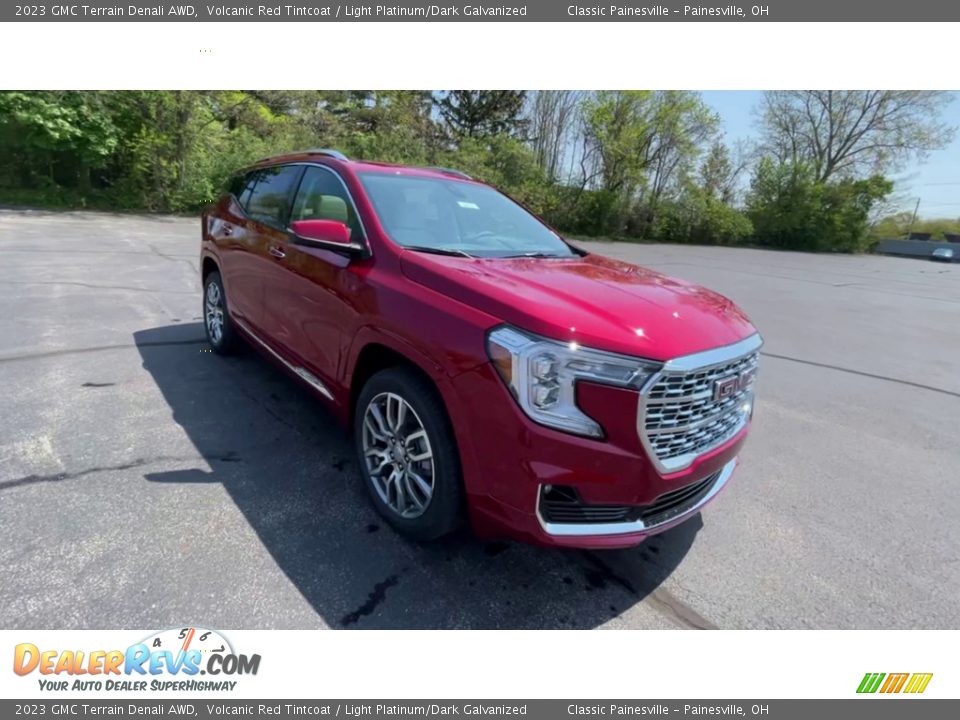 2023 GMC Terrain Denali AWD Volcanic Red Tintcoat / Light Platinum/Dark Galvanized Photo #2