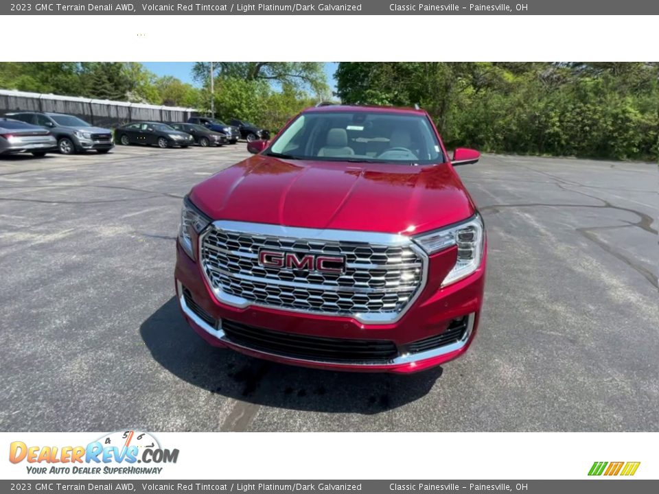 2023 GMC Terrain Denali AWD Volcanic Red Tintcoat / Light Platinum/Dark Galvanized Photo #3