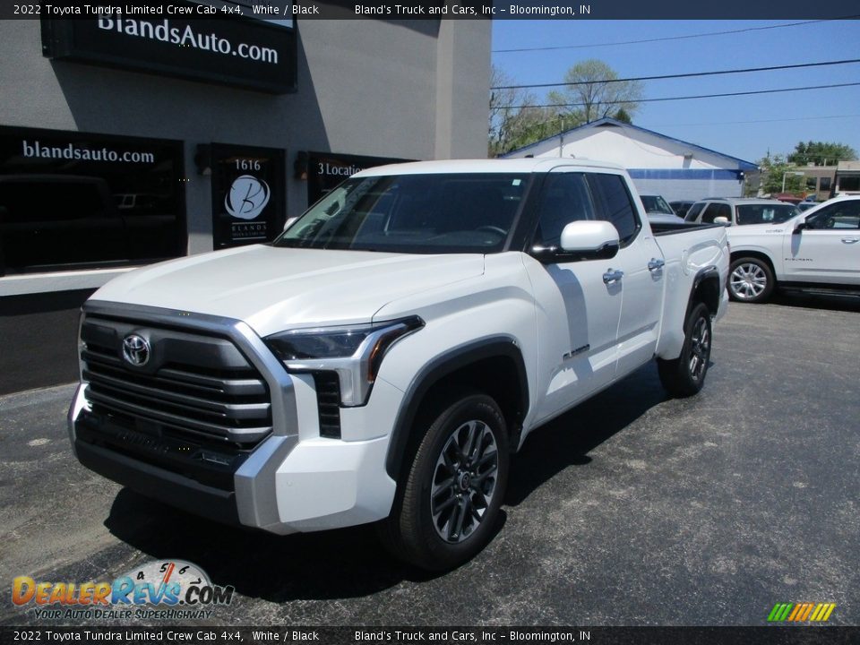 2022 Toyota Tundra Limited Crew Cab 4x4 White / Black Photo #2