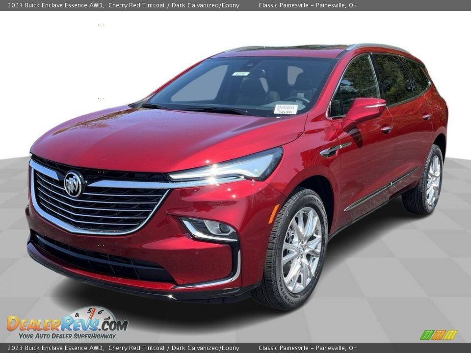 2023 Buick Enclave Essence AWD Cherry Red Tintcoat / Dark Galvanized/Ebony Photo #1