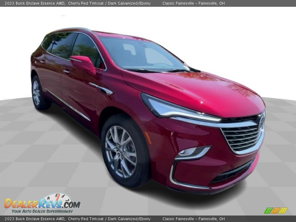 2023 Buick Enclave Essence AWD Cherry Red Tintcoat / Dark Galvanized/Ebony Photo #2