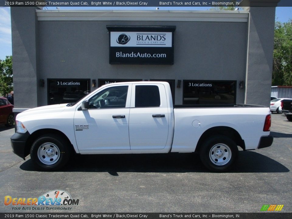 2019 Ram 1500 Classic Tradesman Quad Cab Bright White / Black/Diesel Gray Photo #1