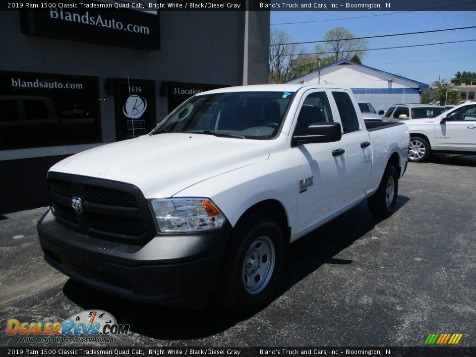 2019 Ram 1500 Classic Tradesman Quad Cab Bright White / Black/Diesel Gray Photo #2