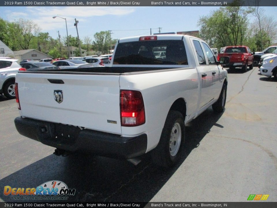 2019 Ram 1500 Classic Tradesman Quad Cab Bright White / Black/Diesel Gray Photo #4