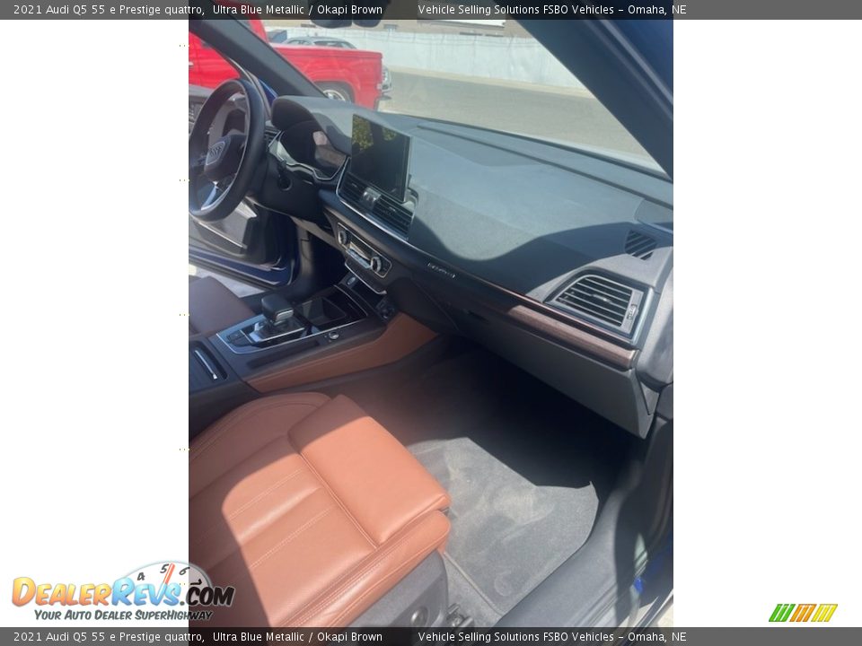 2021 Audi Q5 55 e Prestige quattro Ultra Blue Metallic / Okapi Brown Photo #5