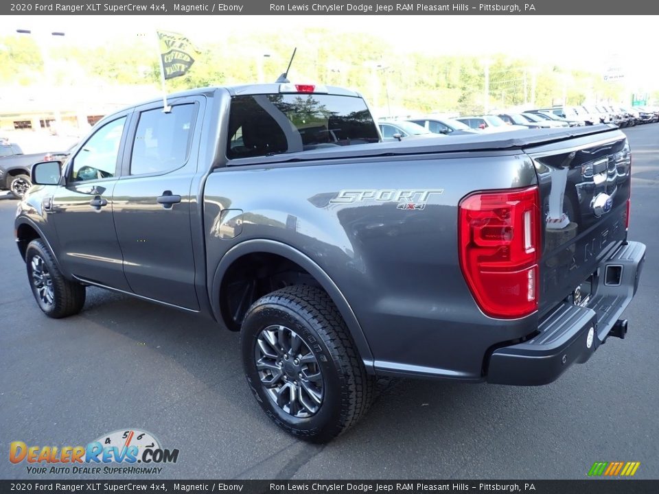 2020 Ford Ranger XLT SuperCrew 4x4 Magnetic / Ebony Photo #3