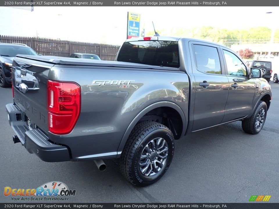 2020 Ford Ranger XLT SuperCrew 4x4 Magnetic / Ebony Photo #7