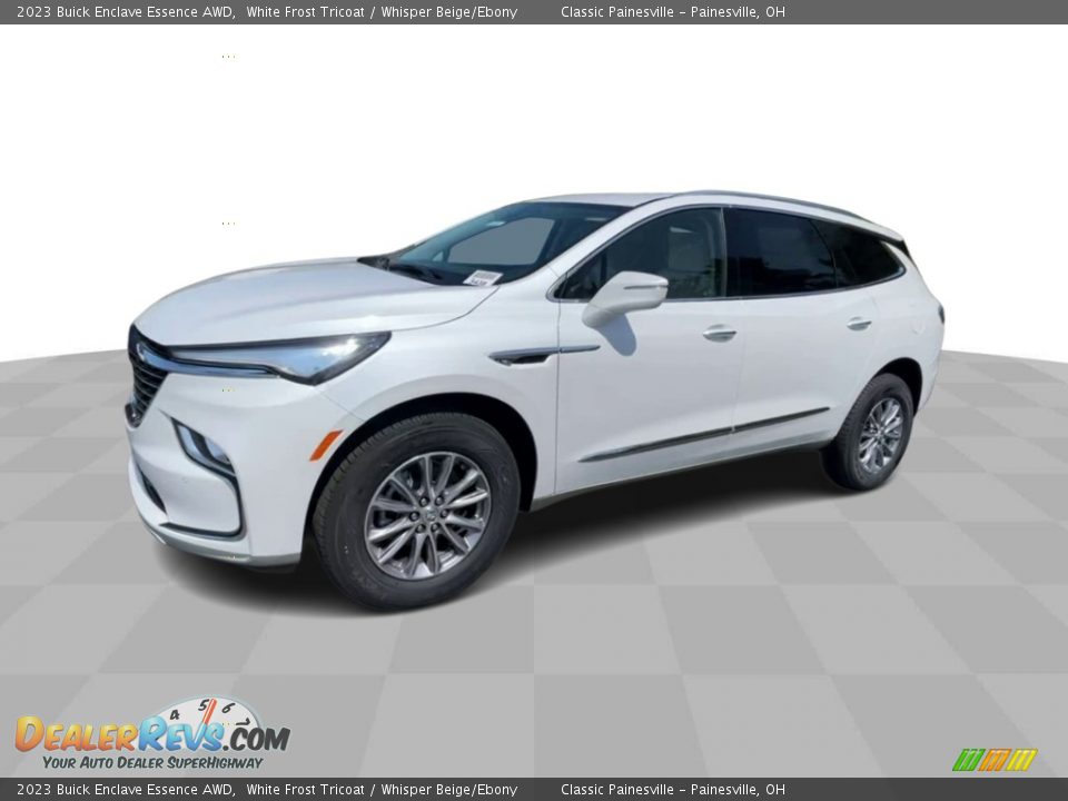 2023 Buick Enclave Essence AWD White Frost Tricoat / Whisper Beige/Ebony Photo #4