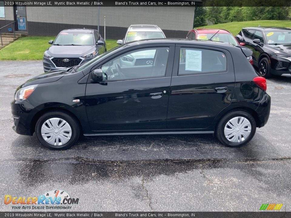 Mystic Black Metallic 2019 Mitsubishi Mirage LE Photo #1