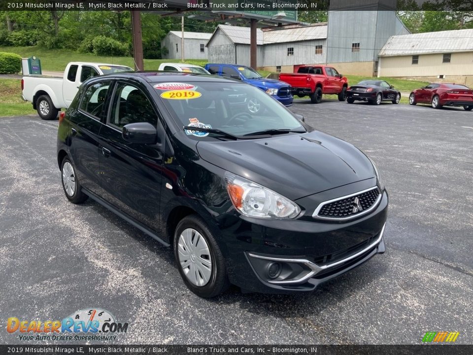 Mystic Black Metallic 2019 Mitsubishi Mirage LE Photo #8