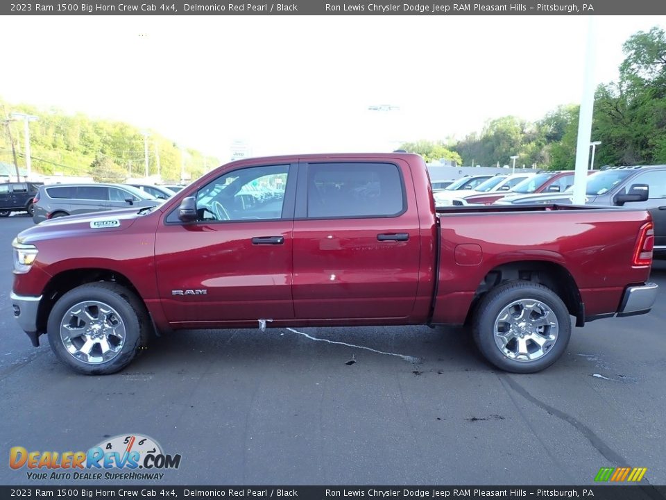 2023 Ram 1500 Big Horn Crew Cab 4x4 Delmonico Red Pearl / Black Photo #2