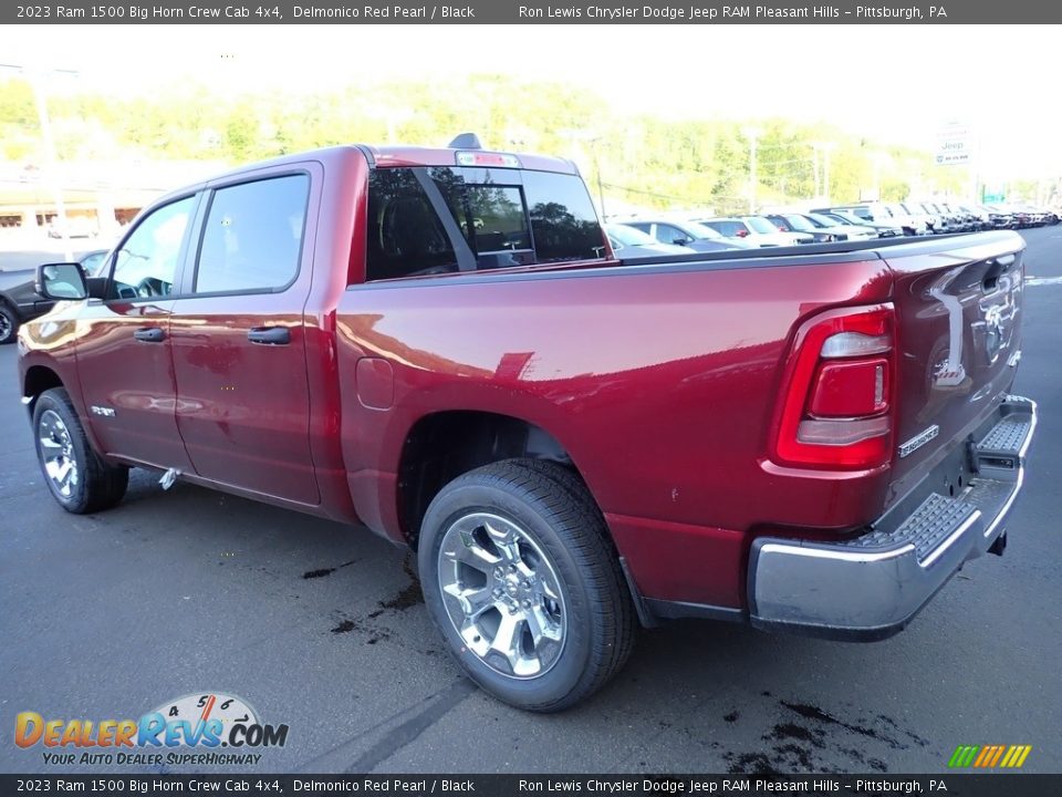 2023 Ram 1500 Big Horn Crew Cab 4x4 Delmonico Red Pearl / Black Photo #3