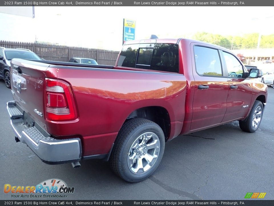 2023 Ram 1500 Big Horn Crew Cab 4x4 Delmonico Red Pearl / Black Photo #6