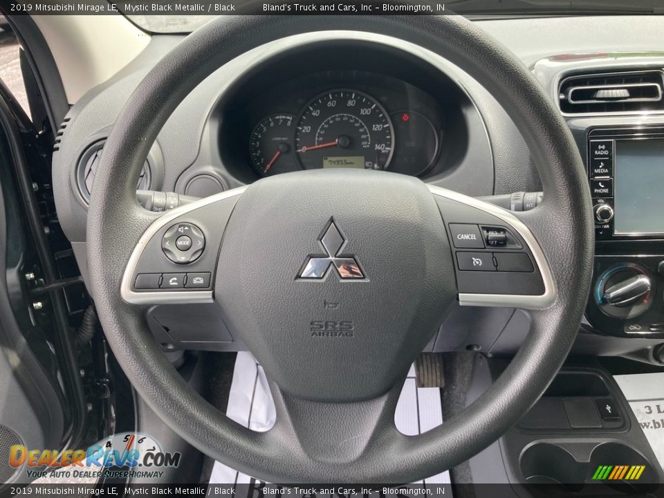 2019 Mitsubishi Mirage LE Steering Wheel Photo #22