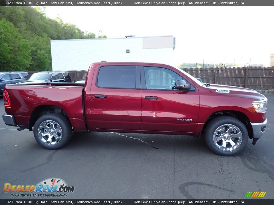 2023 Ram 1500 Big Horn Crew Cab 4x4 Delmonico Red Pearl / Black Photo #7