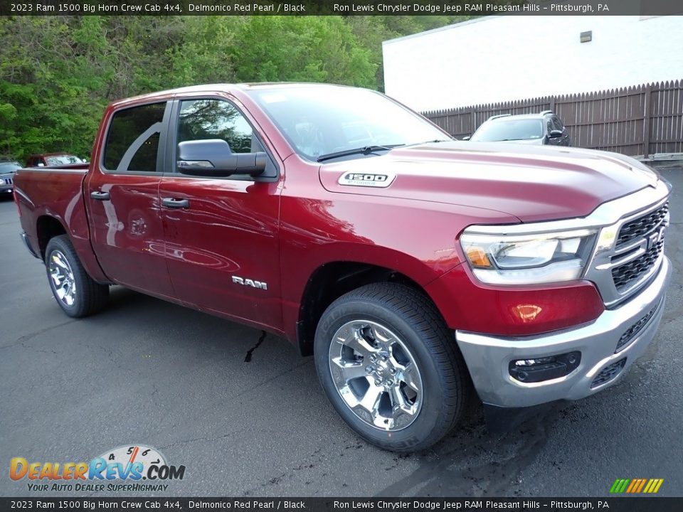 2023 Ram 1500 Big Horn Crew Cab 4x4 Delmonico Red Pearl / Black Photo #8